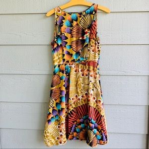 Anthropologie Edme & Esyllte silk Lappula dress 6